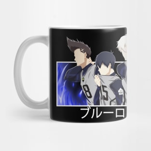 blue lock anime - Yoichi Isagi Baro and Nagi Mug